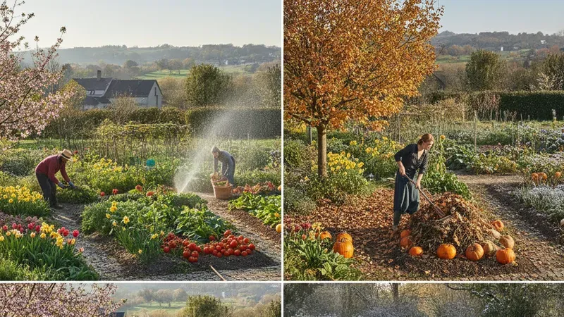 Astuces pour entretenir son jardin en toutes saisons