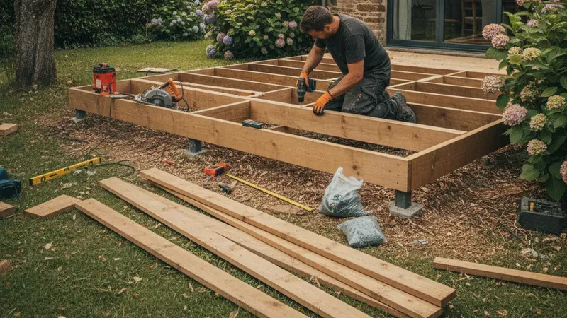 Construire une terrasse en bois soi-même : guide complet